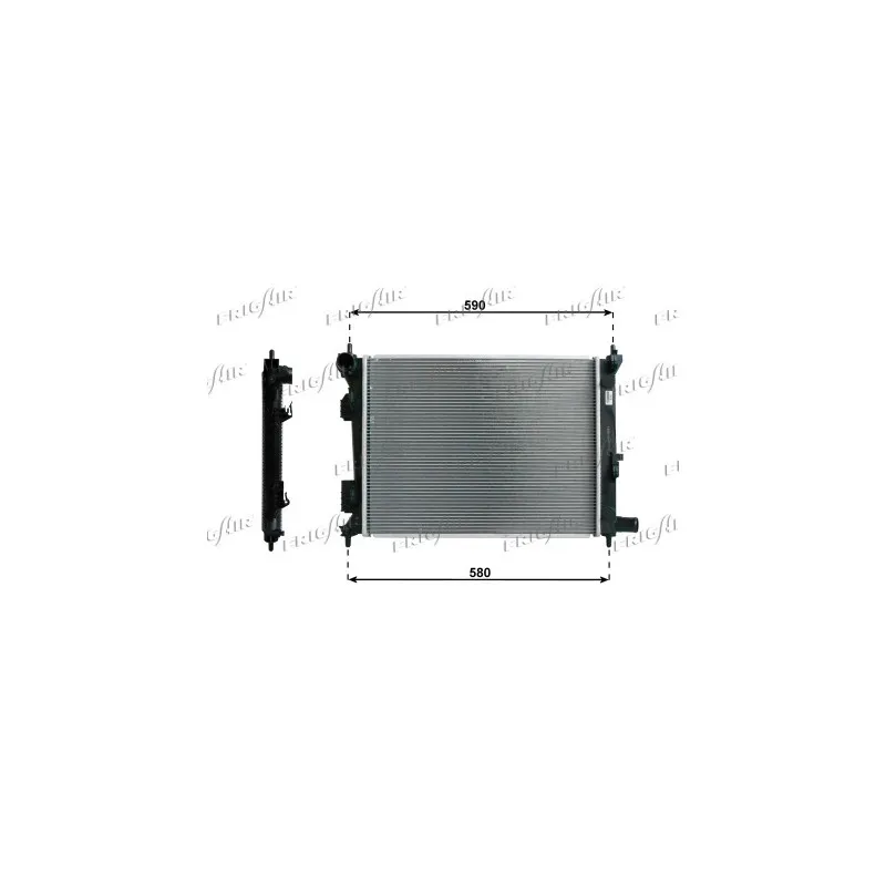 Radiateur, refroidissement du moteur FRIGAIR 0133.3036