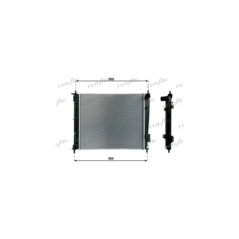 Radiateur, refroidissement du moteur FRIGAIR 0133.3040