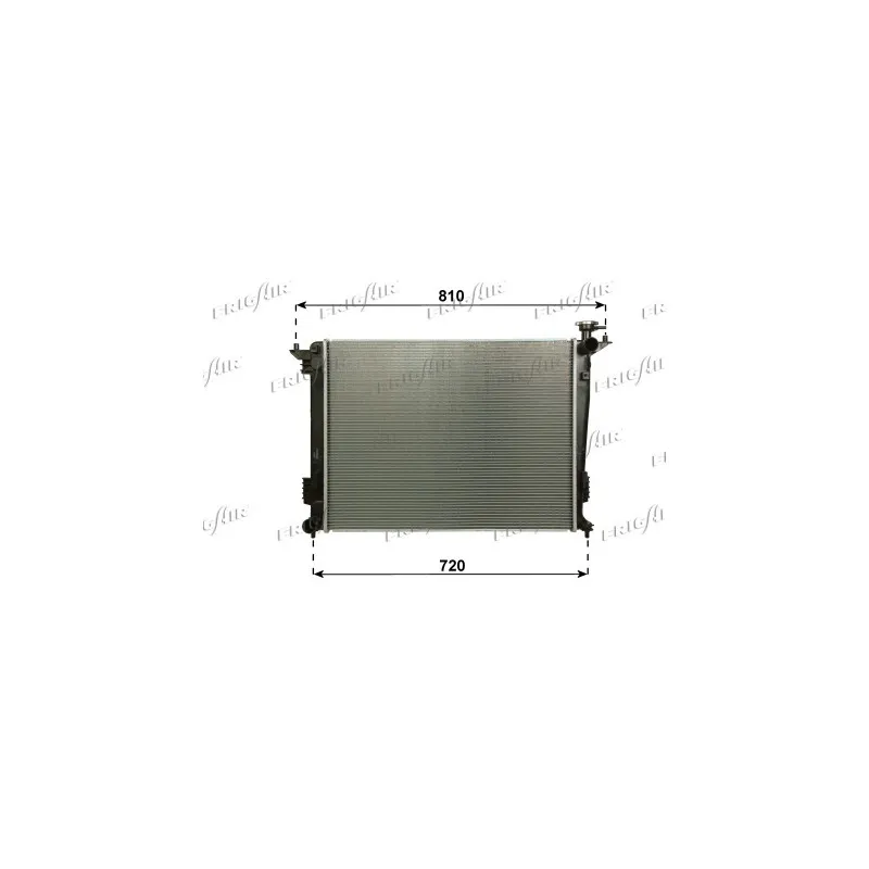 Radiateur, refroidissement du moteur FRIGAIR 0133.3042