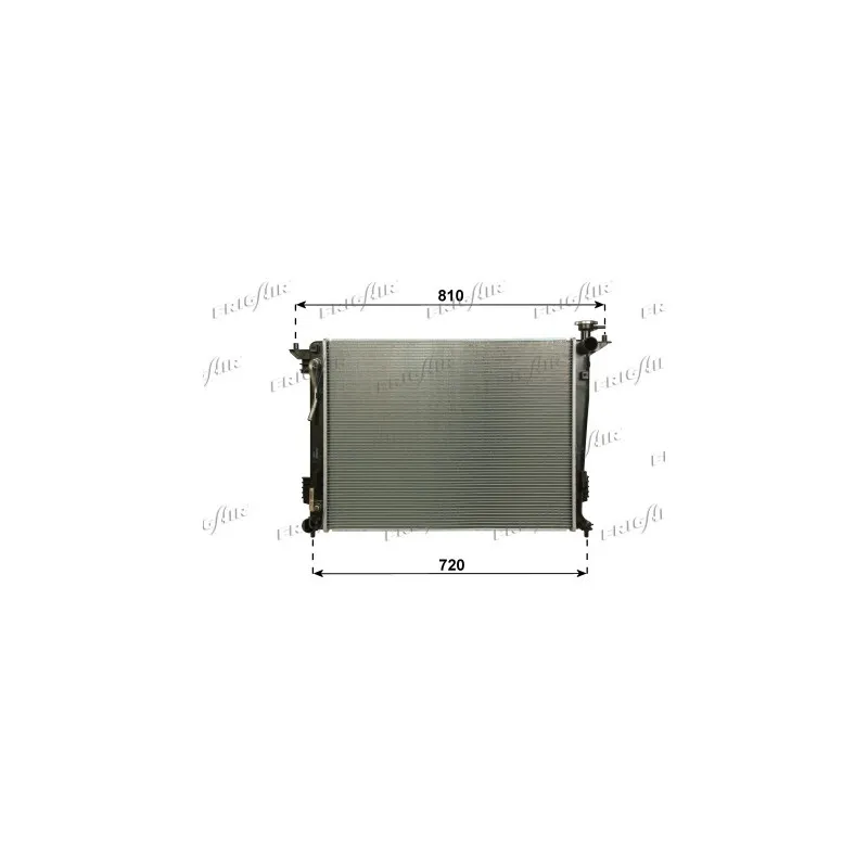 Radiateur, refroidissement du moteur FRIGAIR 0133.3043