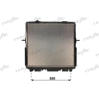 Radiateur, refroidissement du moteur FRIGAIR 0133.3044