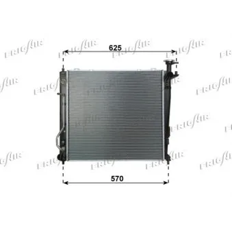 Radiateur, refroidissement du moteur FRIGAIR
