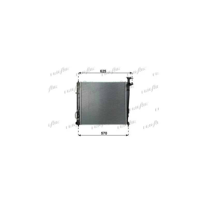 Radiateur, refroidissement du moteur FRIGAIR 0133.3045