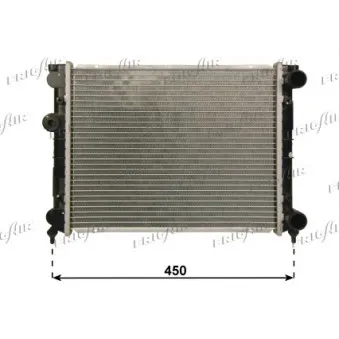 Radiateur, refroidissement du moteur FRIGAIR 0140.3008