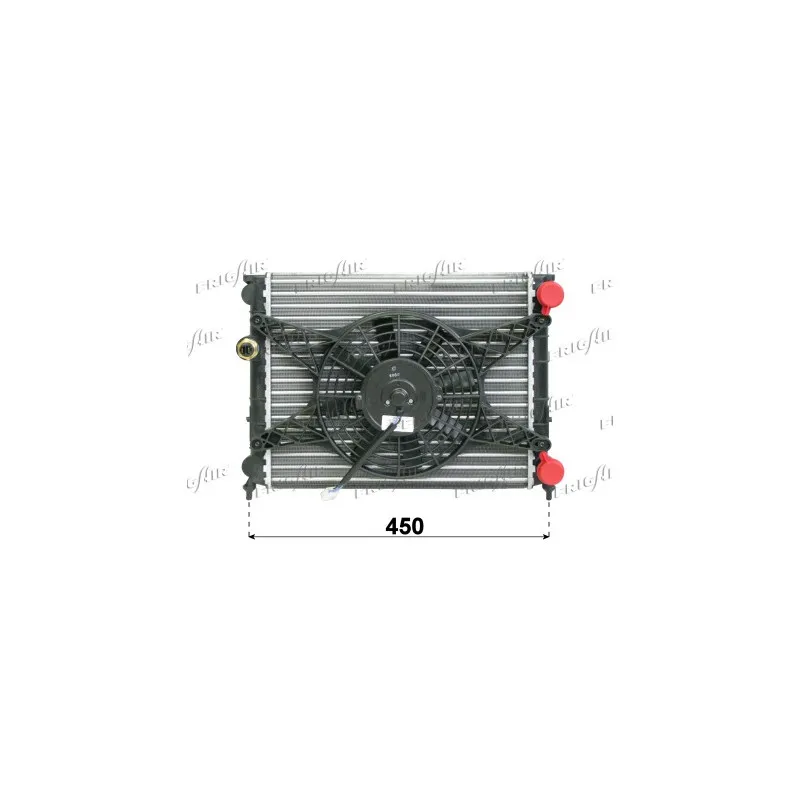 Radiateur, refroidissement du moteur FRIGAIR 0140.3009
