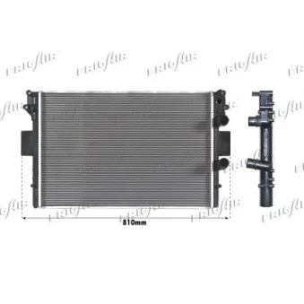 Radiateur, refroidissement du moteur FRIGAIR 0204.2018