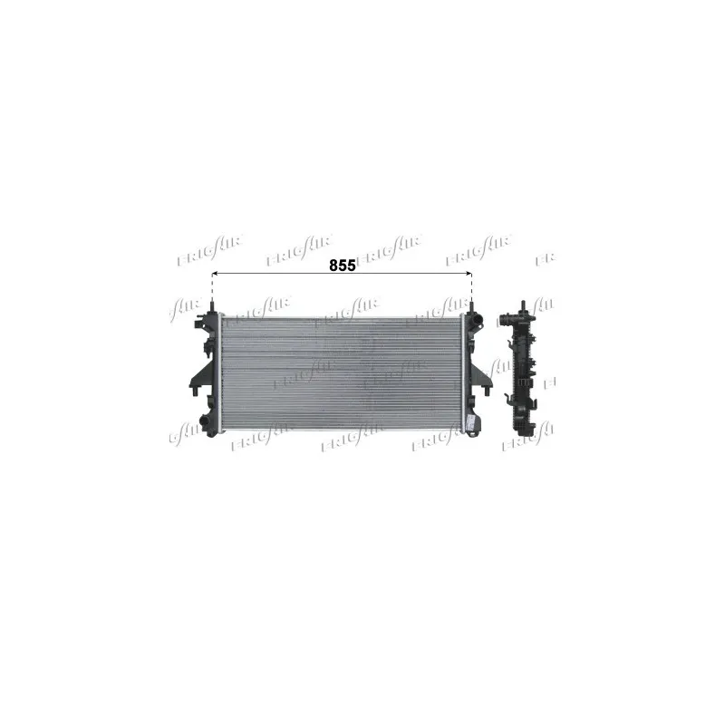 Radiateur, refroidissement du moteur FRIGAIR 0204.2037