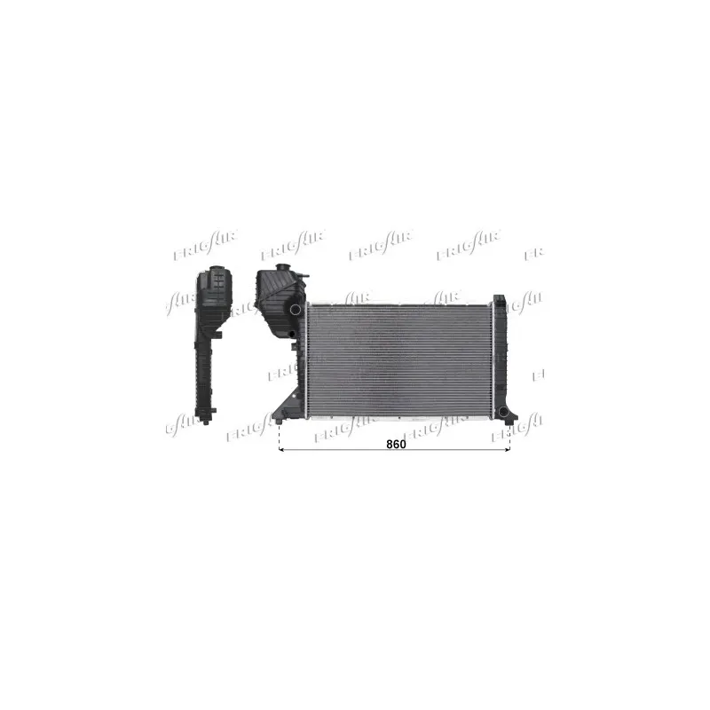 Radiateur, refroidissement du moteur FRIGAIR 0206.2085