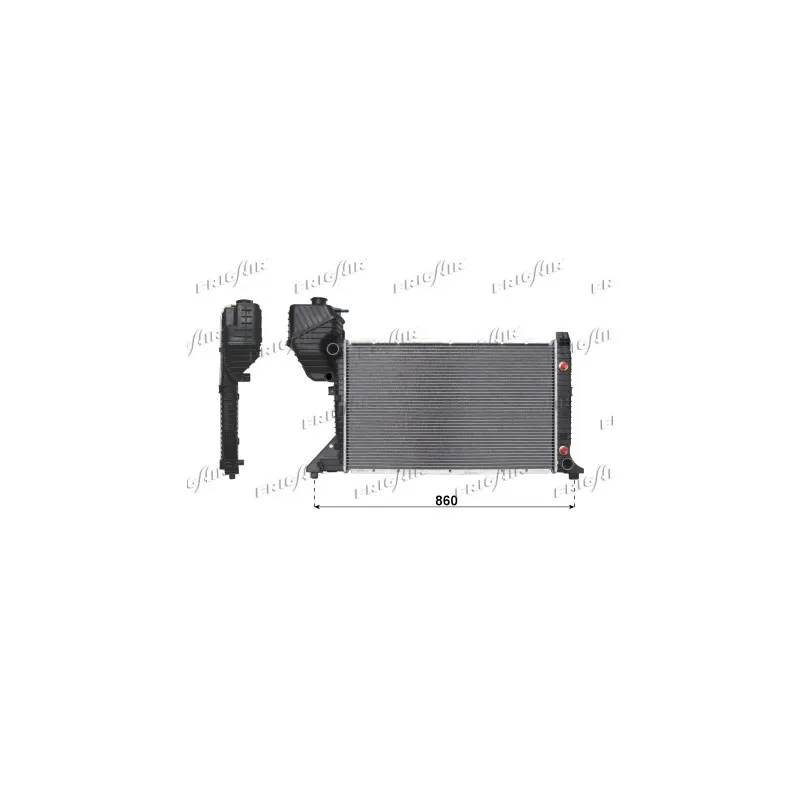 Radiateur, refroidissement du moteur FRIGAIR 0206.2086