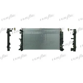 Radiateur, refroidissement du moteur FRIGAIR 0206.2088