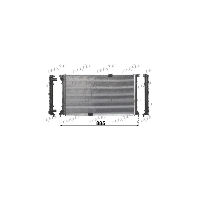 Radiateur, refroidissement du moteur FRIGAIR 0209.2032