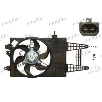 Ventilateur, refroidissement du moteur FRIGAIR 0504.1076