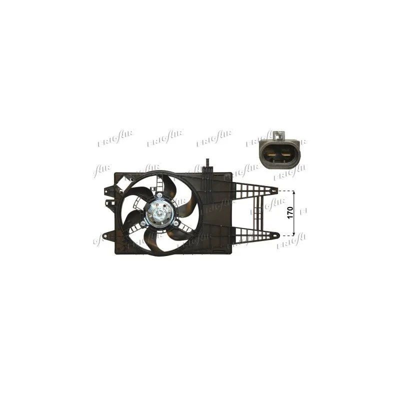 Ventilateur, refroidissement du moteur FRIGAIR 0504.1076