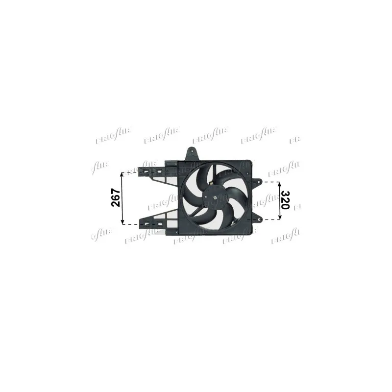 Ventilateur, refroidissement du moteur FRIGAIR 0504.1197