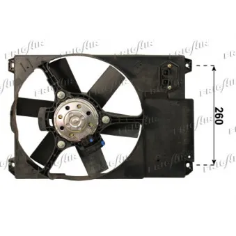 Ventilateur, refroidissement du moteur FRIGAIR 0504.1235