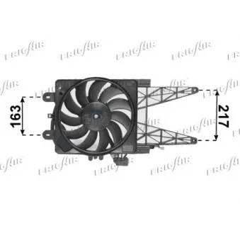 Ventilateur, refroidissement du moteur FRIGAIR 0504.2033