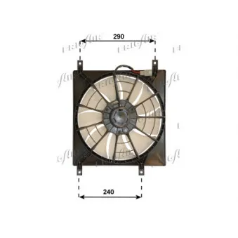 Ventilateur, refroidissement du moteur FRIGAIR