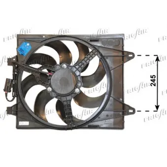Ventilateur, refroidissement du moteur FRIGAIR 0504.2042