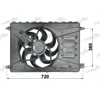 Ventilateur, refroidissement du moteur FRIGAIR
