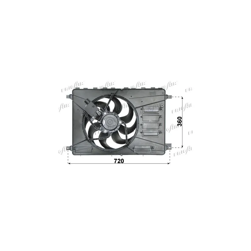 Ventilateur, refroidissement du moteur FRIGAIR 0505.2027