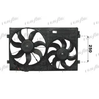Ventilateur, refroidissement du moteur FRIGAIR 0510.2019