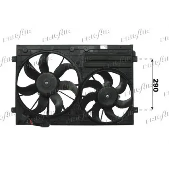 Ventilateur, refroidissement du moteur FRIGAIR 0510.2020