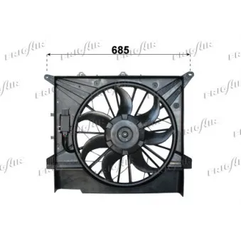Ventilateur, refroidissement du moteur FRIGAIR 0511.2010