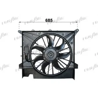 Ventilateur, refroidissement du moteur FRIGAIR 0511.2011