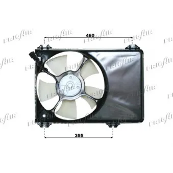 Ventilateur, refroidissement du moteur FRIGAIR 0514.2001