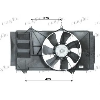 Ventilateur, refroidissement du moteur FRIGAIR 0515.1829