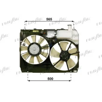 Ventilateur, refroidissement du moteur FRIGAIR 0515.2511
