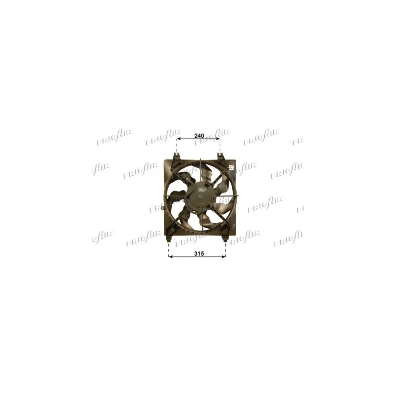 Ventilateur, refroidissement du moteur FRIGAIR 0528.2009