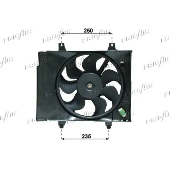 Ventilateur, refroidissement du moteur FRIGAIR 0533.2001