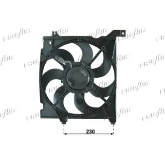 Ventilateur, refroidissement du moteur FRIGAIR 0533.2003