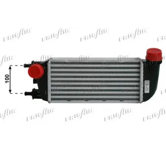 Intercooler, échangeur FRIGAIR 0704.3046