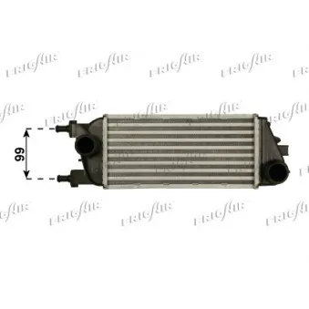 Intercooler, échangeur FRIGAIR 0704.3125