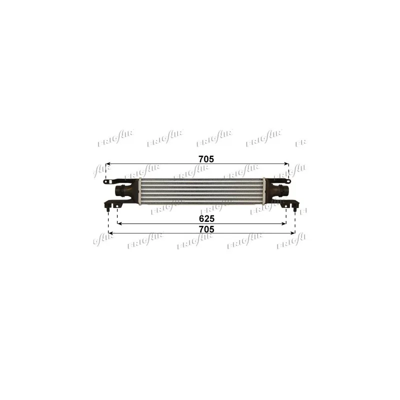 Intercooler, échangeur FRIGAIR 0707.3013