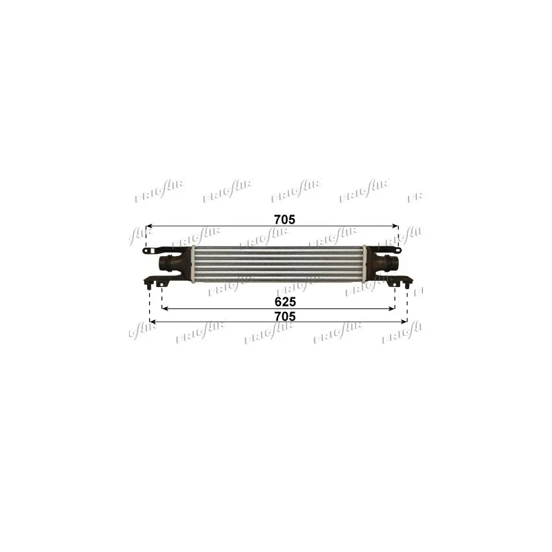 Intercooler, échangeur FRIGAIR 0707.3014
