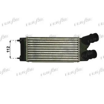 Intercooler, échangeur FRIGAIR 0708.3002
