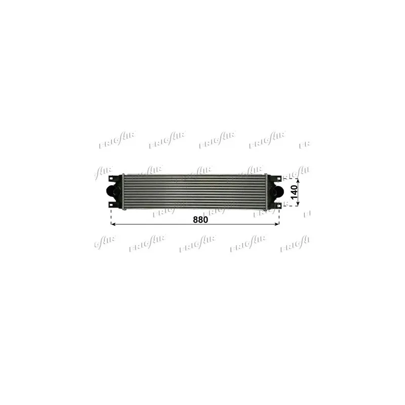 Intercooler, échangeur FRIGAIR 0709.3019