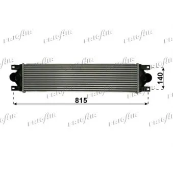 Intercooler, échangeur FRIGAIR 0709.3020