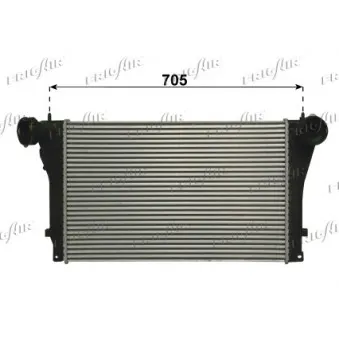 Intercooler, échangeur FRIGAIR 0710.3052