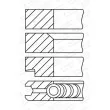 Jeu de segments de pistons GOETZE ENGINE 08-106700-00 - Visuel 1