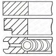 Jeu de segments de pistons GOETZE ENGINE 08-421800-00 - Visuel 1