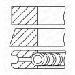 Jeu de segments de pistons GOETZE ENGINE 08-421800-30 - Visuel 1