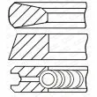 Jeu de segments de pistons GOETZE ENGINE 08-427400-00 - Visuel 1