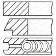 Jeu de segments de pistons GOETZE ENGINE 08-432200-00 - Visuel 1