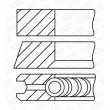 Jeu de segments de pistons GOETZE ENGINE 08-433105-00 - Visuel 1