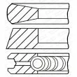 Jeu de segments de pistons GOETZE ENGINE 08-436700-00 - Visuel 1