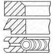 Jeu de segments de pistons GOETZE ENGINE 08-436800-00 - Visuel 1